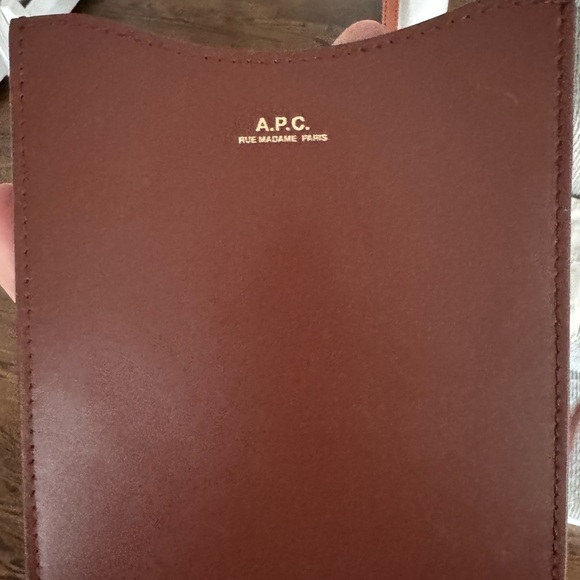 A.P.C. Brown leather bag - Picture 3 of 3